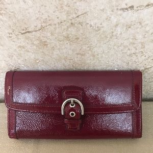 Coach leather wallet